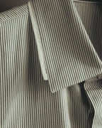 -SPECIAL- "Dior" 00's-10's Fine pinstripe concealed placket dress shirt