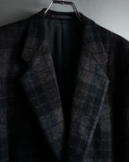 “COMME des GARÇONS HOMME”
88AW Boxy plaid tailored jacket