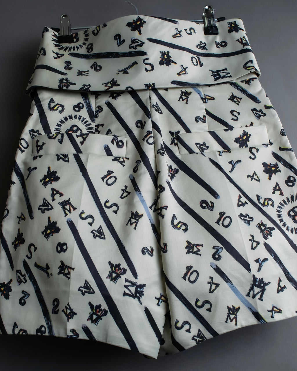 “BALENCIAGA” Number pattern designed shorts