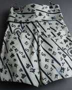 “BALENCIAGA” Number pattern designed shorts