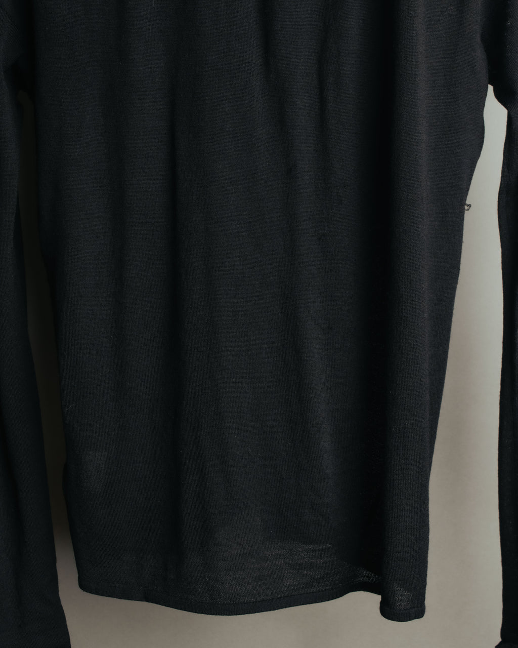 “GUCCI” 2001-2004 Tom Ford era gathered wool fringe knit top