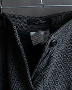 "Weekend Max Mara" Notch lapel tailored jacket & semi flared slacks herringbone set up