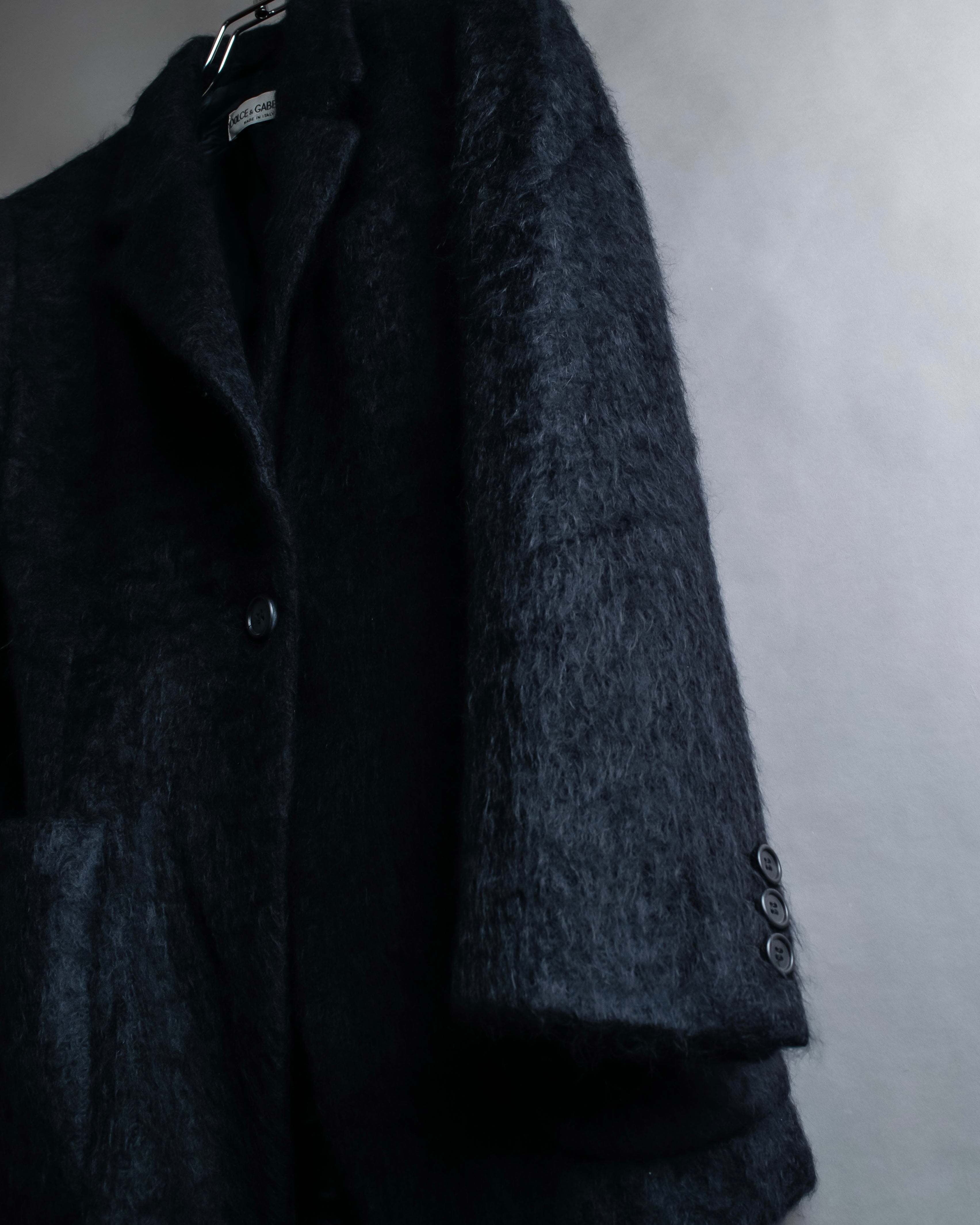 "DOLCE & GABBANA" Lightly brushed shaped tailored jacket