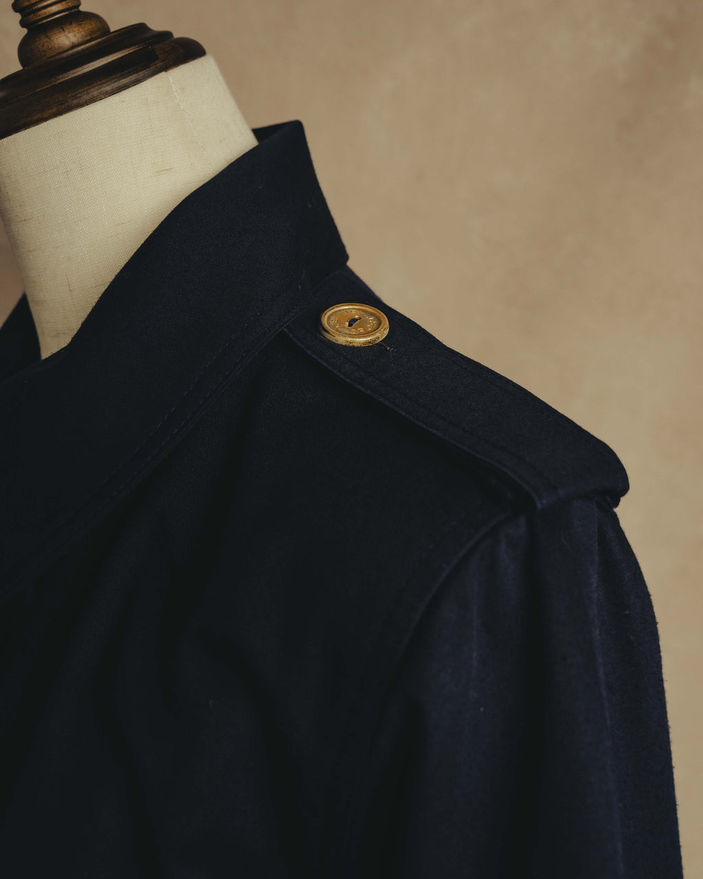 "CELINE" 70's-90's Classic belted trench coat