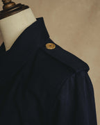 "CELINE" 70's-90's Classic belted trench coat