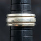 "Tiffany&Co" Silver 925 grooved double ring