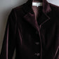 "BALENCIAGA" Velvet beautiful shaped tailored jacket