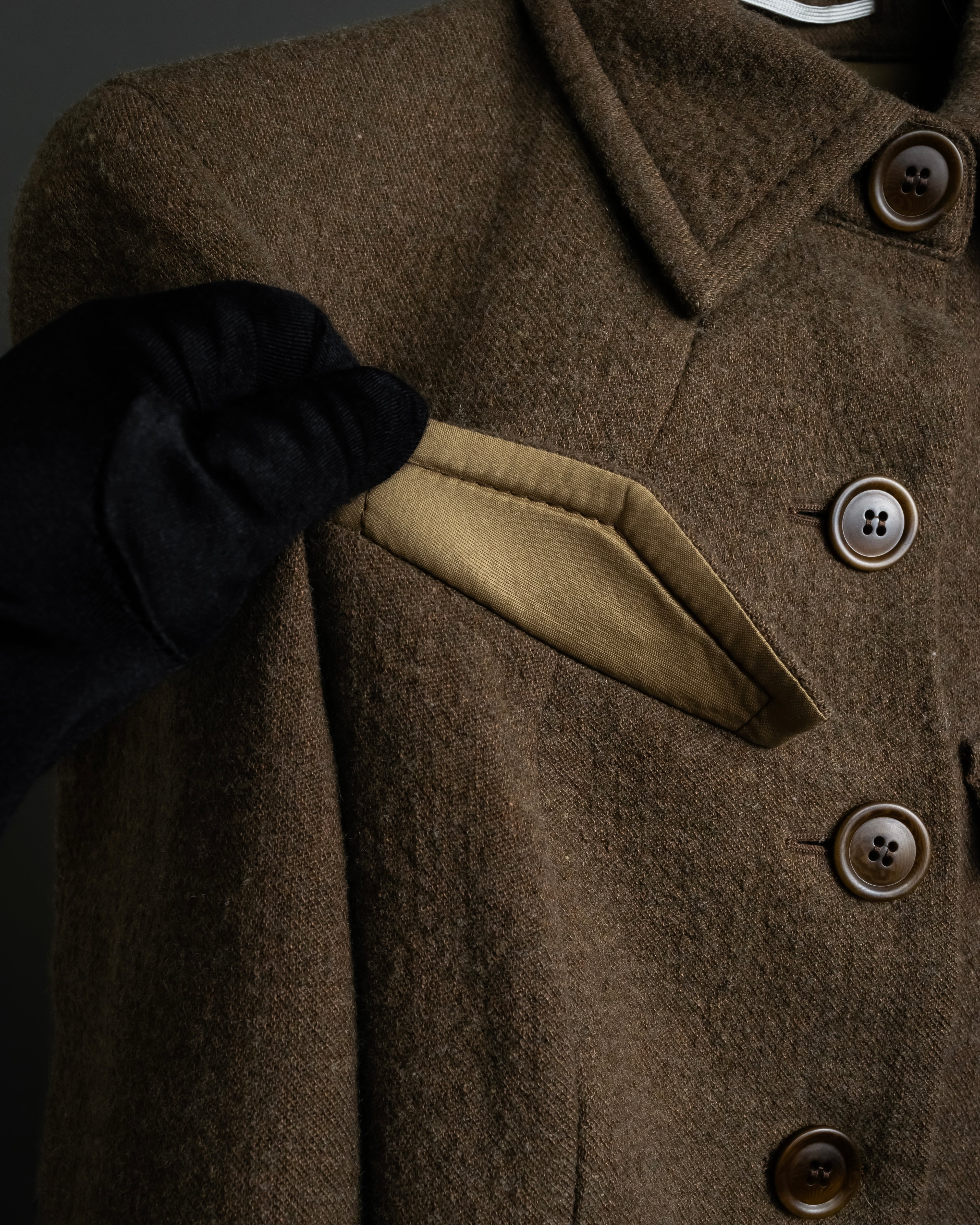 "SPORTSMAX" Carving flap design mid-length coat