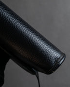 "Christian Dior" Metal parts design leather shoulder bag