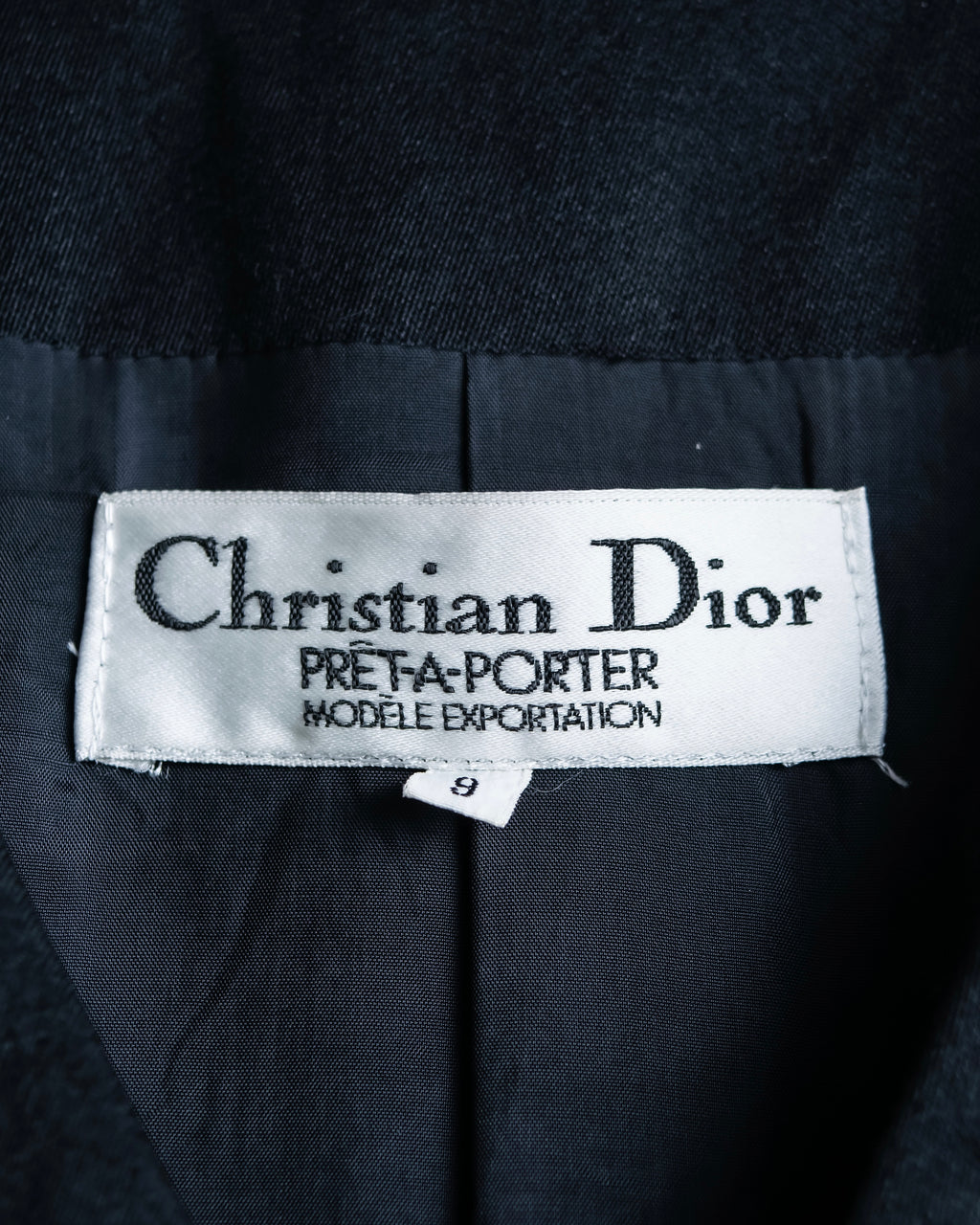 “Christian Dior” Beautiful shape no collar jacket