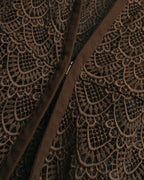 -SPECIAL- “VALENTINO ROMA” 1998-2008 Lace belted sheer coat dress
