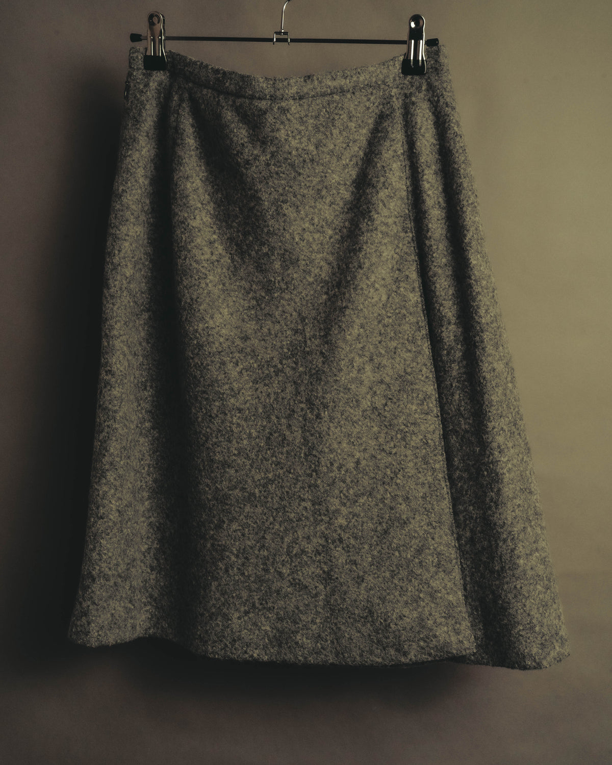 "VALENTINO BOUTIQUE" 80's Brushed alpaca skirt suit