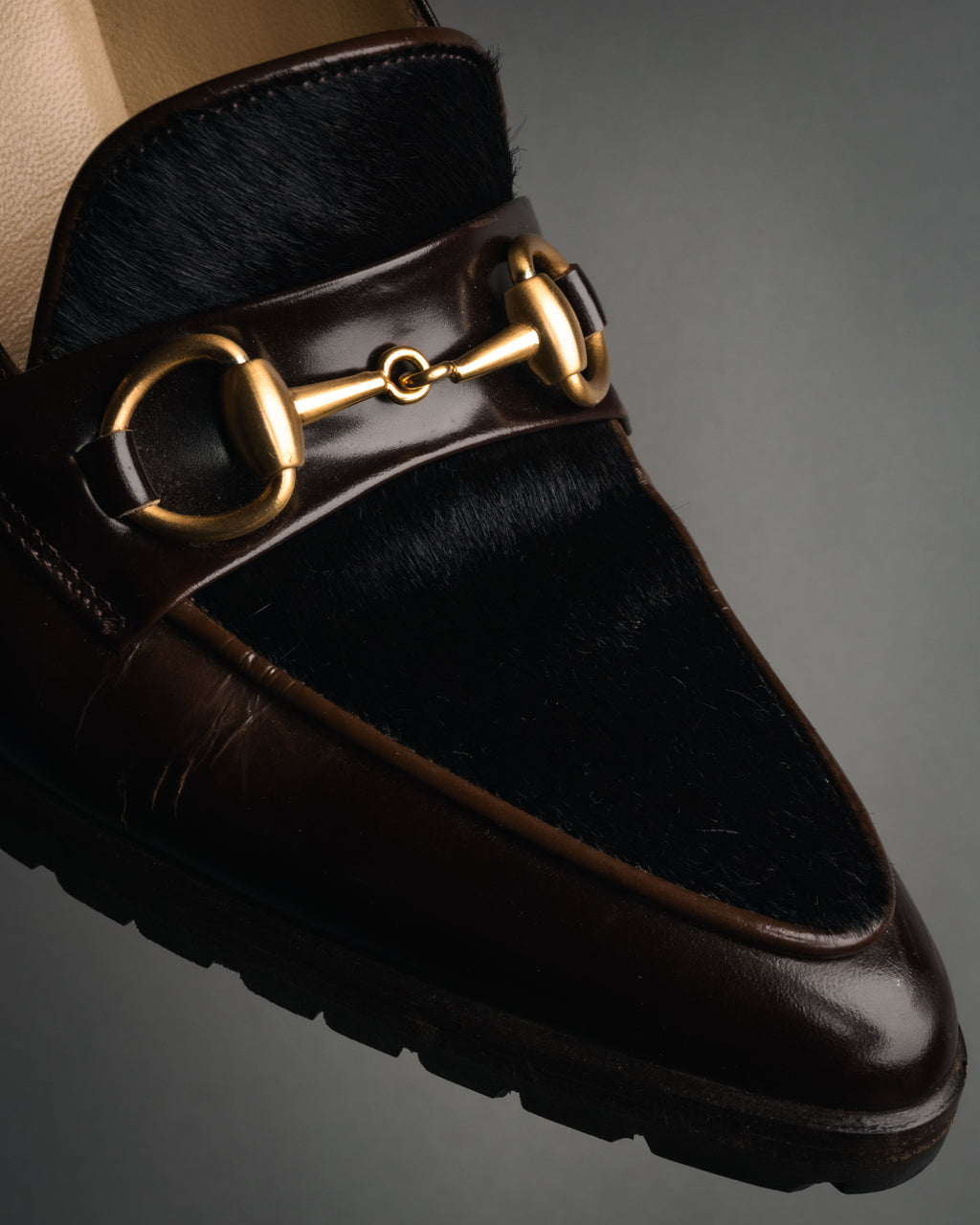 “GUCCI” 90’s-00’s patent leather horsebit pumps