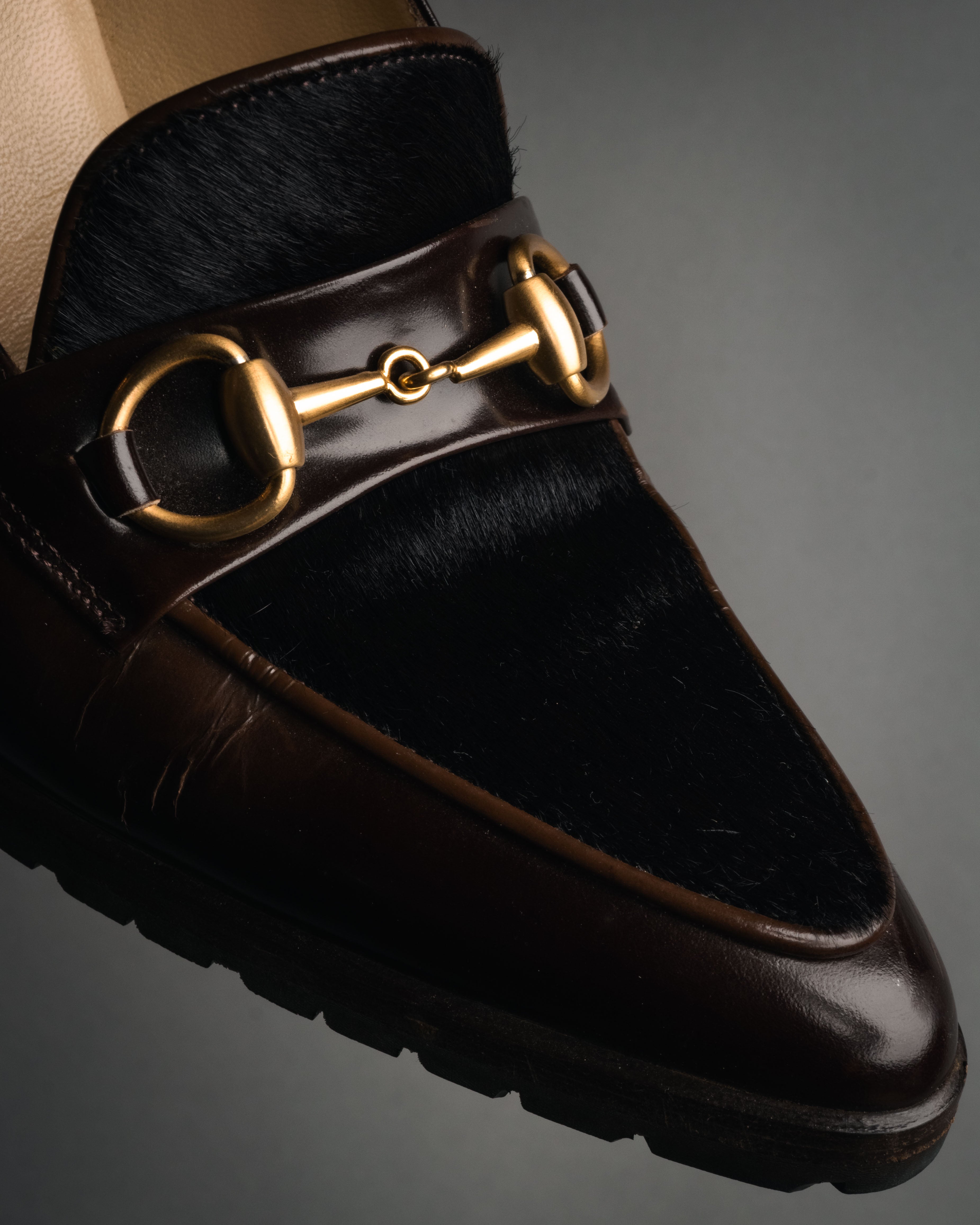 “GUCCI” 90’s-00’s patent leather horsebit pumps
