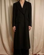 "Aquascutum" Elegantly tailored double-breasted long chester coat