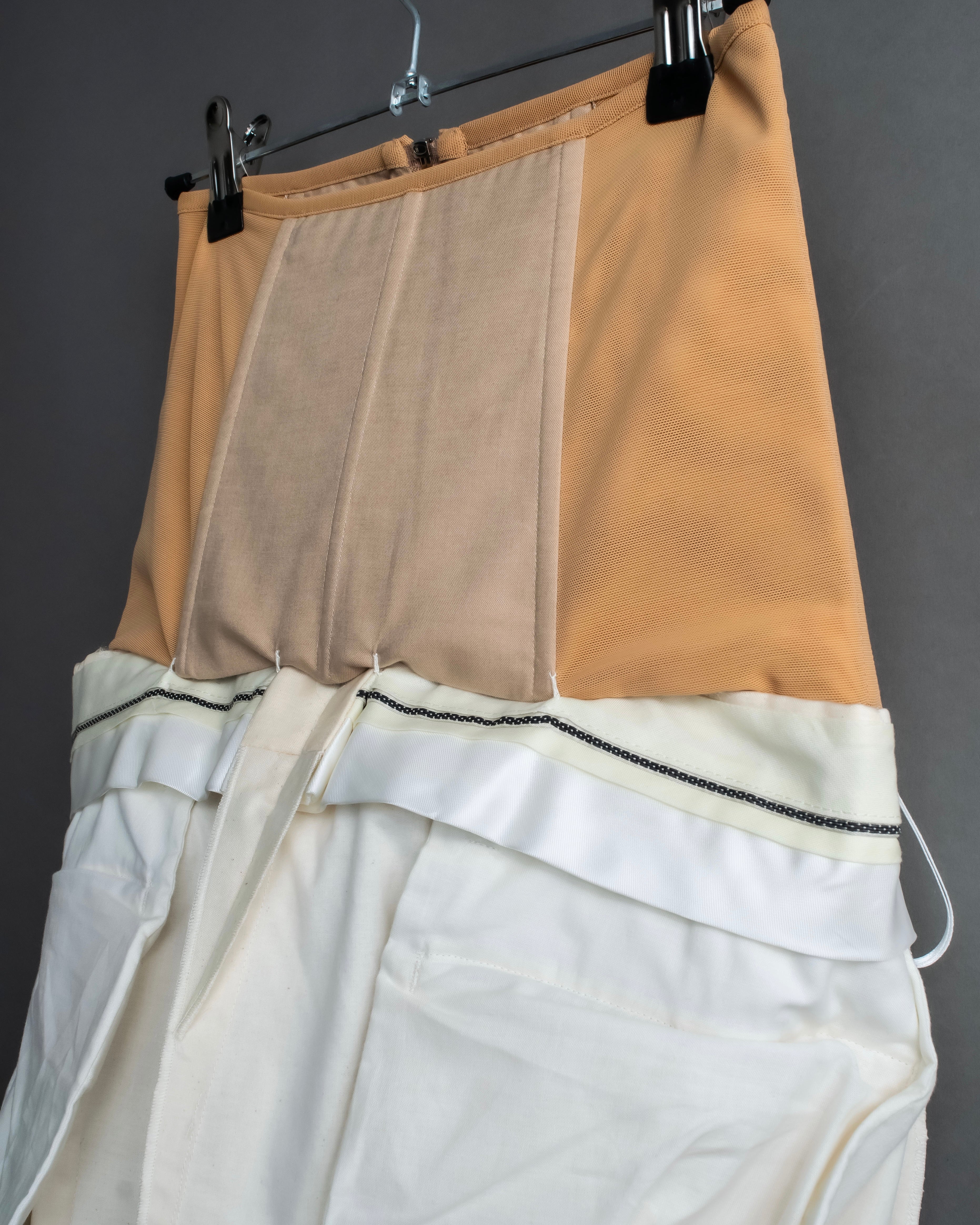 "MAISON MARGIELA" 20SS Polka dot tulle layered skirt