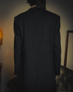 –SPECIAL– “GUCCI” 90’s Tom Ford era concealed-front wool long chester coat