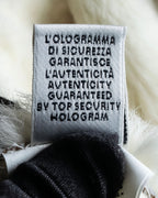 "Dolce &amp; Gabbana" Mouton &amp; knit combination design coat