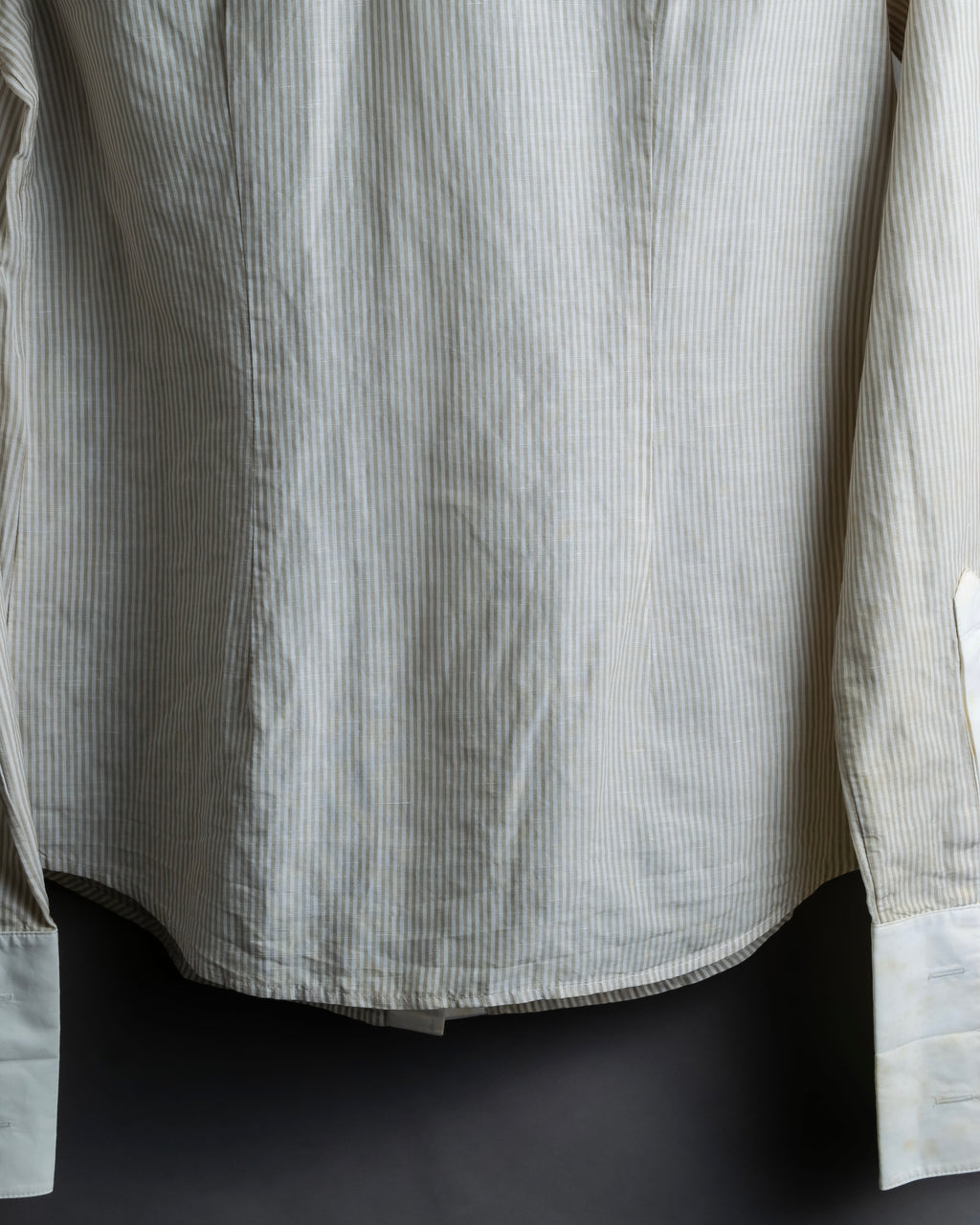 "LOUIS VUITTON" Ribbon frill design regular collar shirt