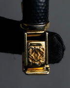 "LOEWE" 90's Square forum relief design watch