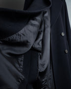 "VALENTINO" Double-breasted belted chester coat