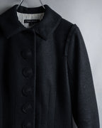 "Marc Jacobs" A soft flowing flared silhouette long coat