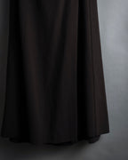 "HERMES" 90's Gold parts design derived from horse tack flared skirt