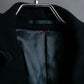 "YVES SAINT LAURENT" Fly front soutien collar mid length coat