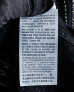 "Alexandar McQueen" Waist-shape detail vertical stitch cardigan