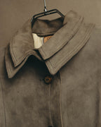 -SPECIAL- “LOEWE” 80’s-early 90’s Taupe suede leather blouson jacket