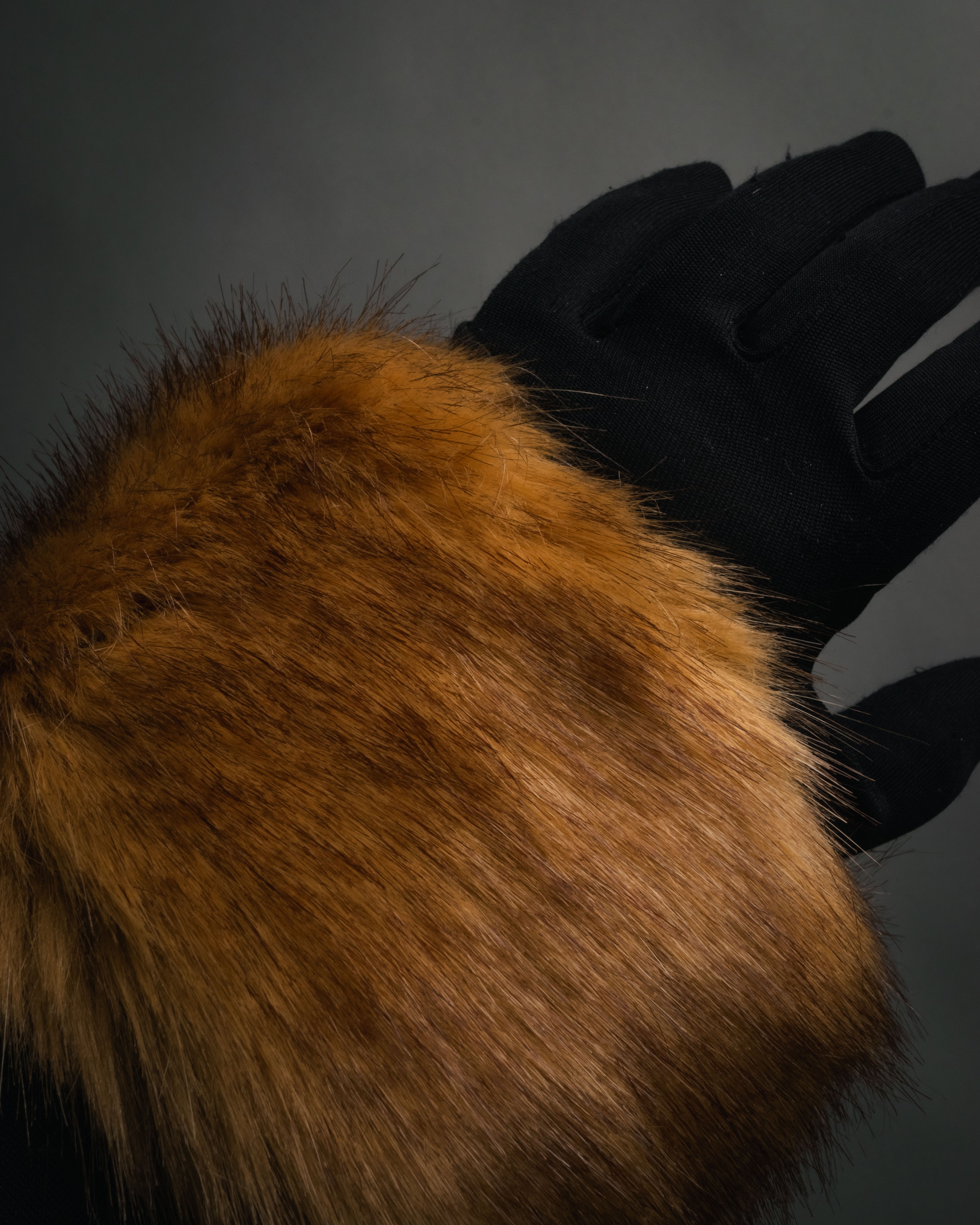“SAINT LAURENT PARIS“ 2021-2022 Faux fur wrist cuffs