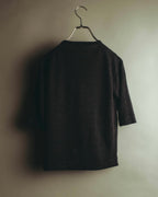 "Margaret Howell" 90's-00's Soft wool short sleeve knit top