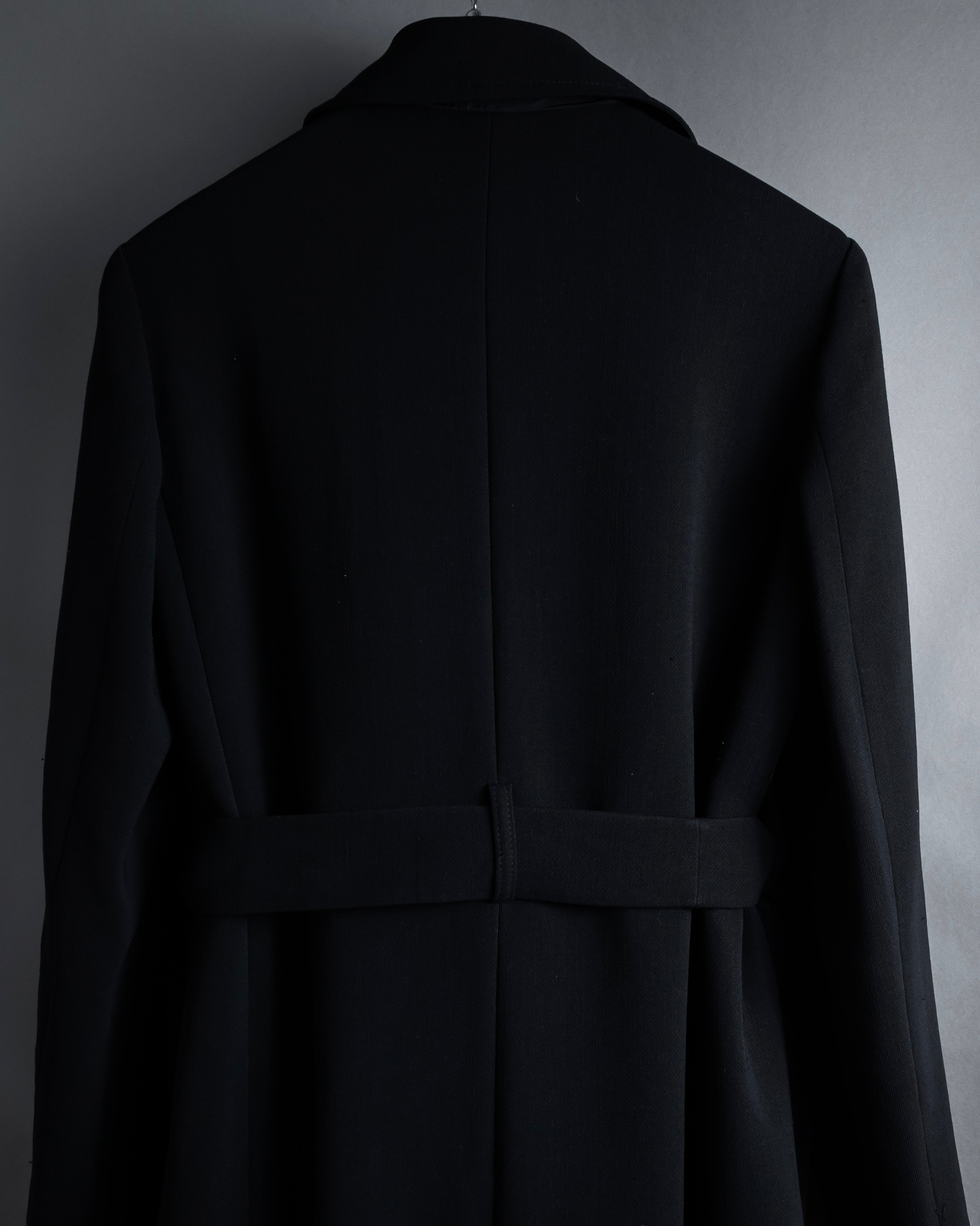 "Max Mara" Reversible belted collar coat