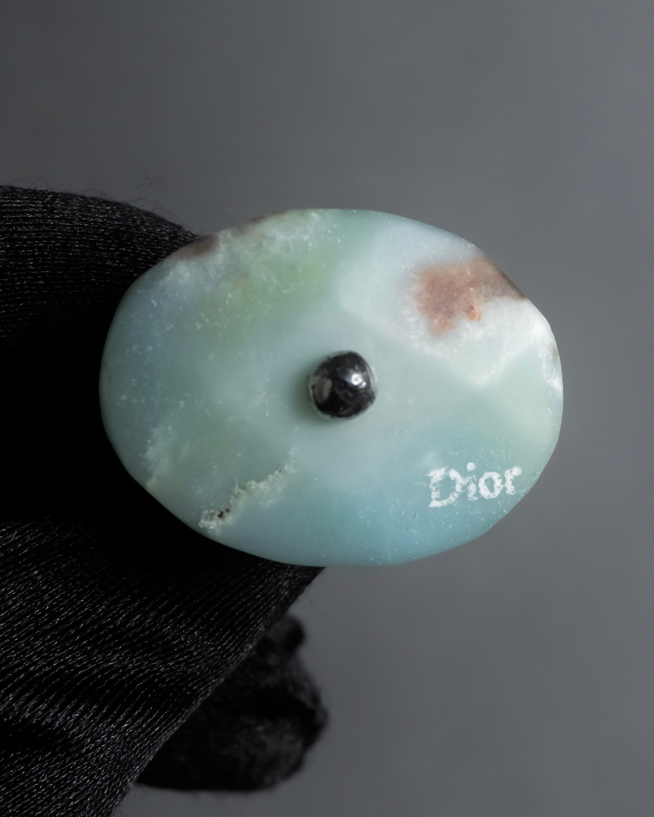 -MOOD Christmas Collection-
 "Dior" John Galliano design logo engraved cocktail ring