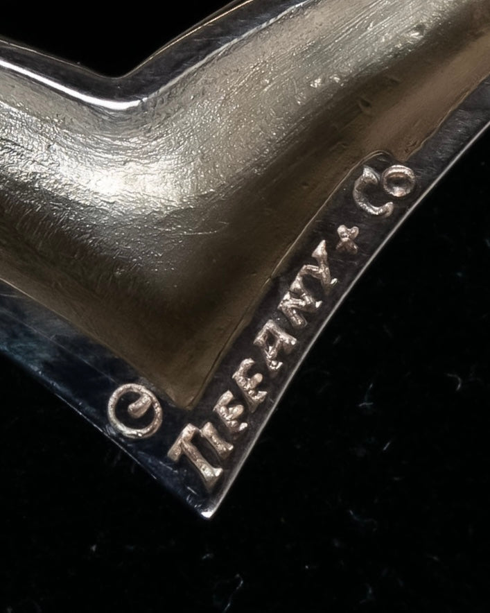 "Tiffany&Co" Seagull motif sterling silver brooch