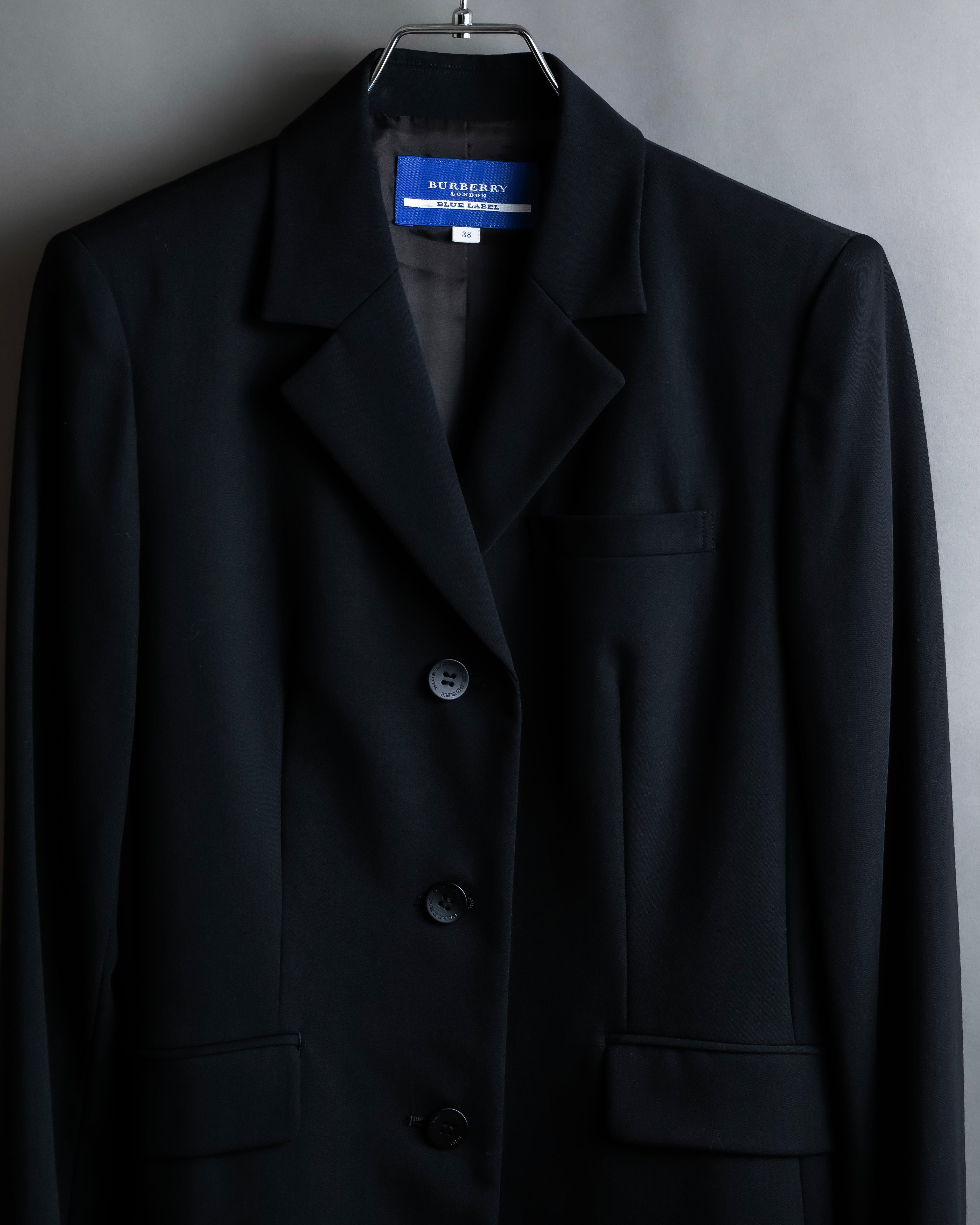 "BURBERRY Blue Label" 3 button waist shaped lightweight tailored jacket