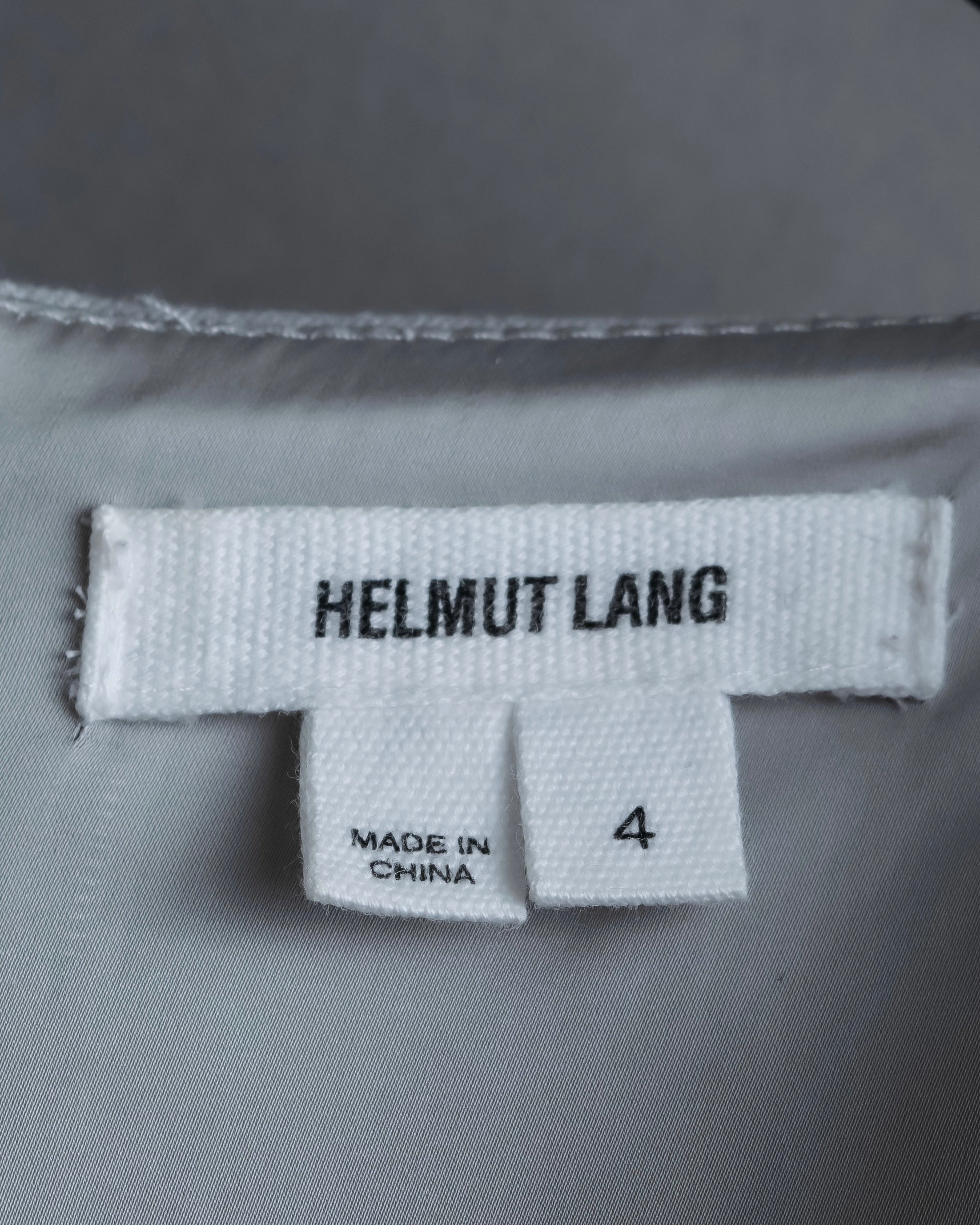 “Helmut Lang” Asymmetry designed v neck one piece