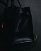"BALENCIAGA" 2013 Autumn/Winter Padlock All Afternoon Structured Leather Bag