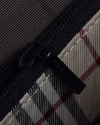 "BURBERRY" Saffiano leather mini boston bag