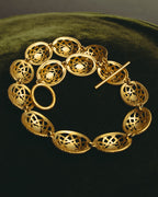 “Nina Ricci” 80’s-90’s floral openwork link necklace