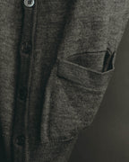 "Yves Saint Laurent" 80's-90's Relaxed wool v neck cardigan