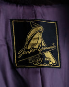 "Junko Yamamoto" Fur-trimmed design long cashmere blend coat