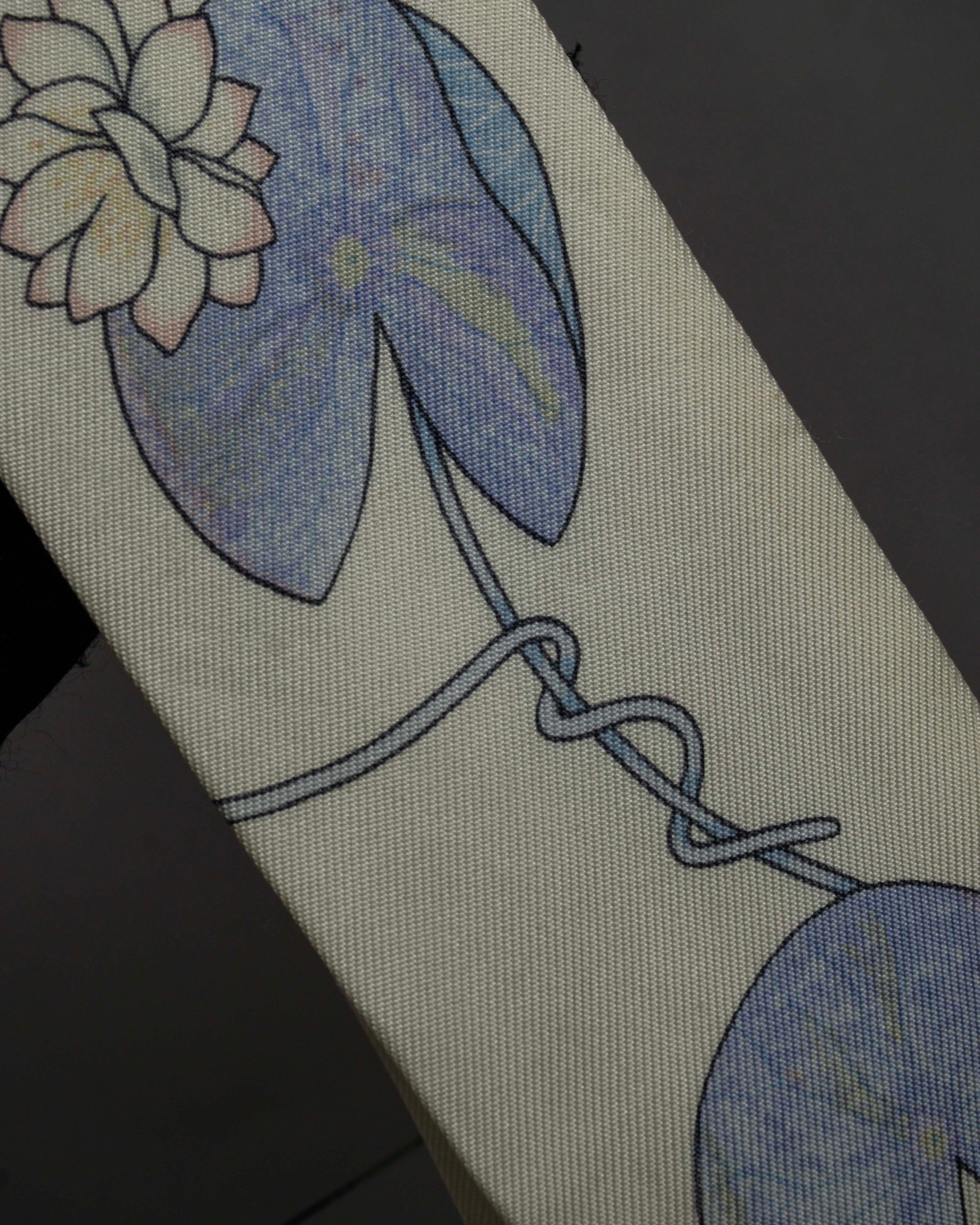 "HERMES" Un Jardin Sur le Nil silk twilly scarf