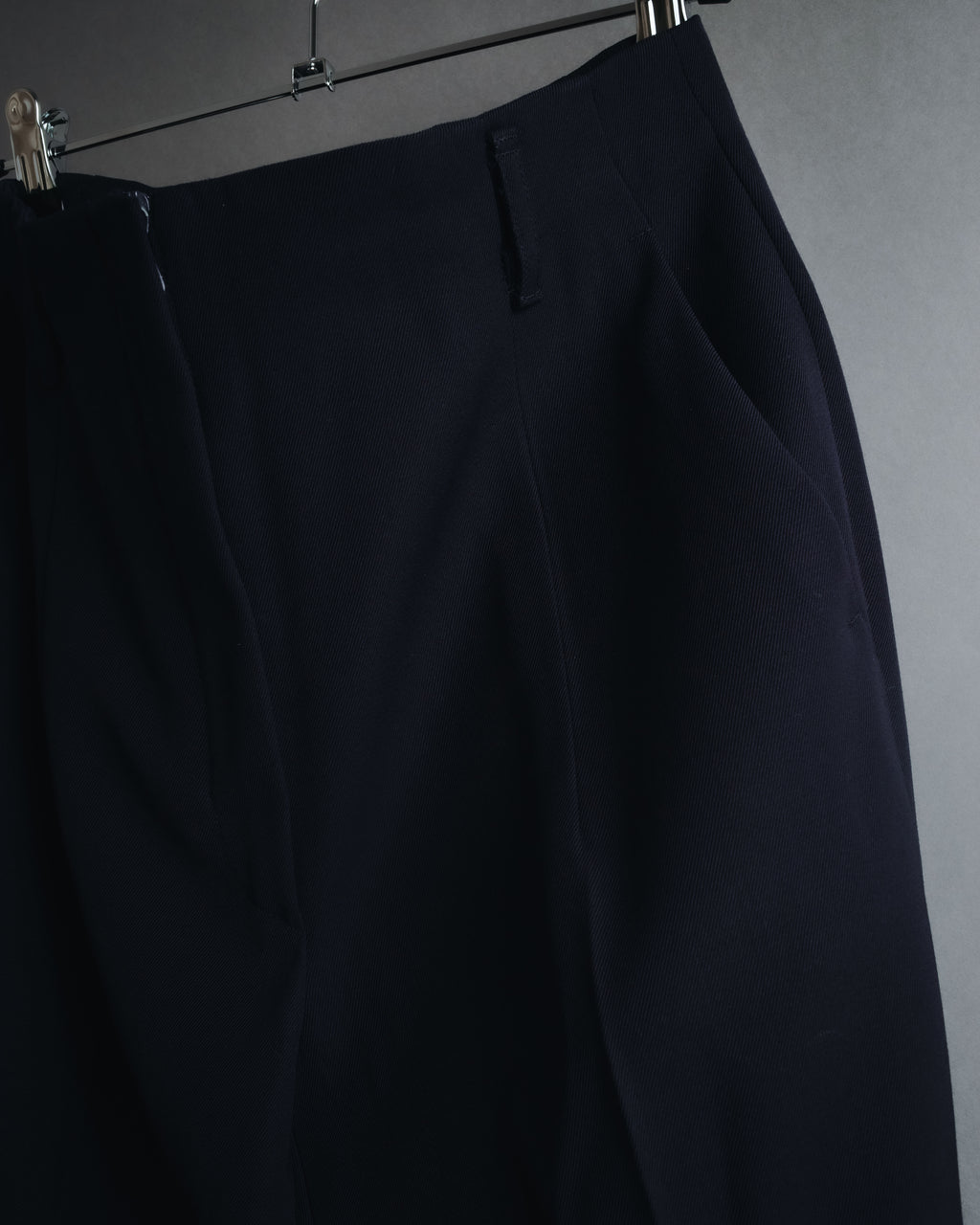 "JIL SANDER" 90’s pure new wool minimalist slacks