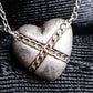 "Tiffany&Co" Chain cross heart motif silver necklace