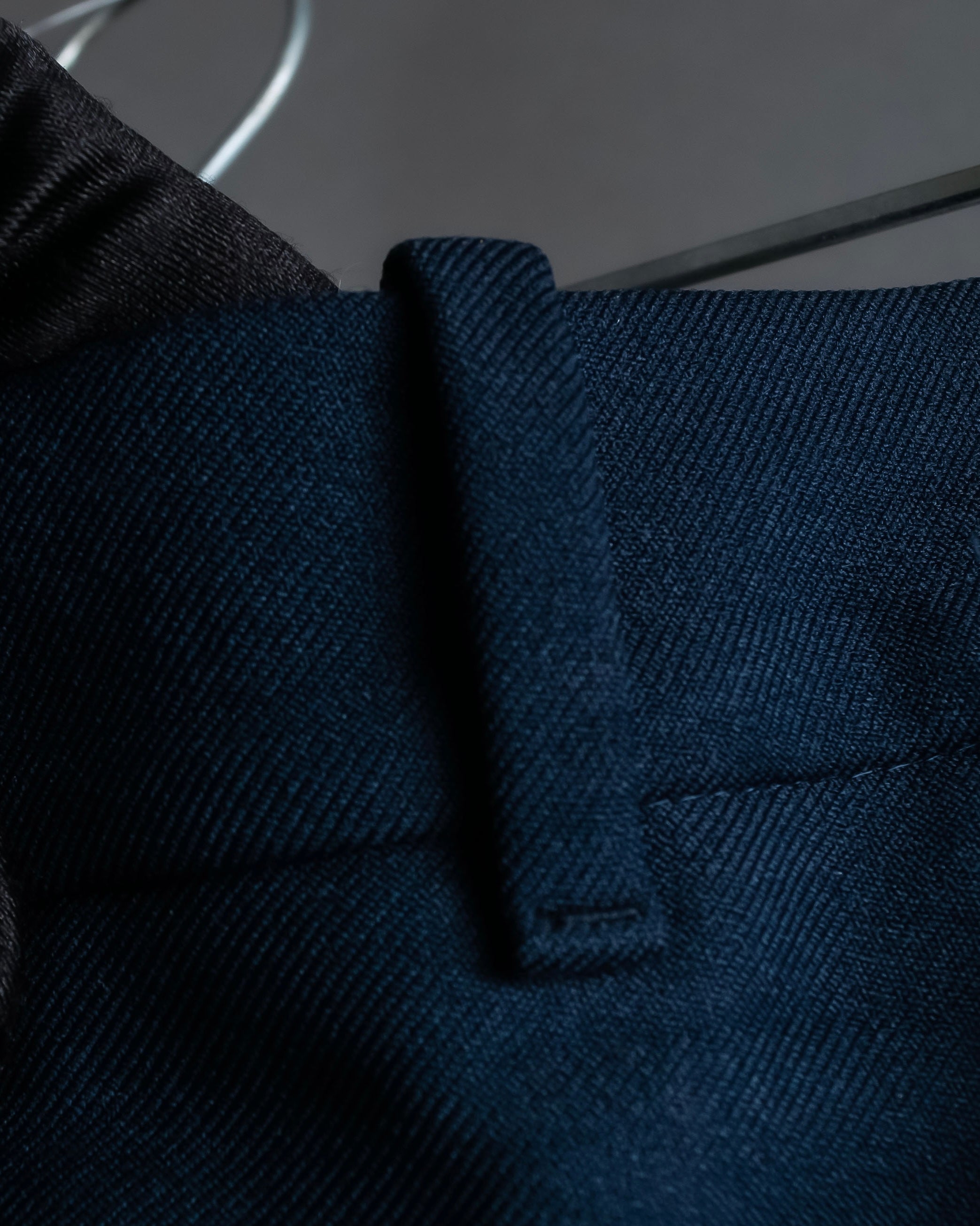 "GUCCI" Deep-tuck wool gently flared slacks