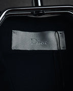 "Dior" 2017 AW Minimal fly-front bee-embroidered shirt