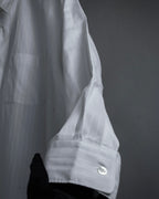 "COMME des GARCONS
HOMME" 90's Keiichi Tanaka design striped shirt