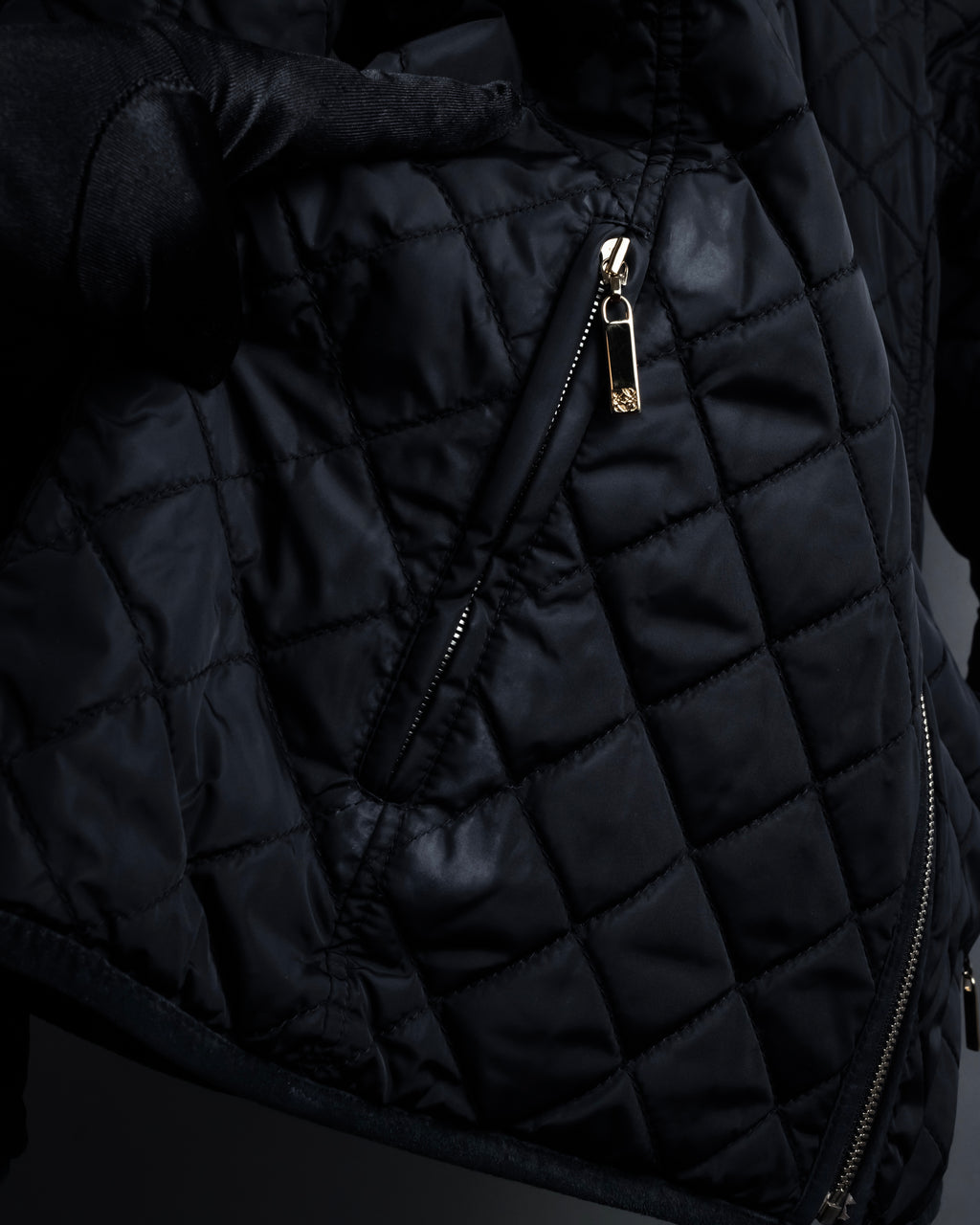 -SPECIAL- "LOEWE" 2009-2013's Quilted design reversible lambskin jacket