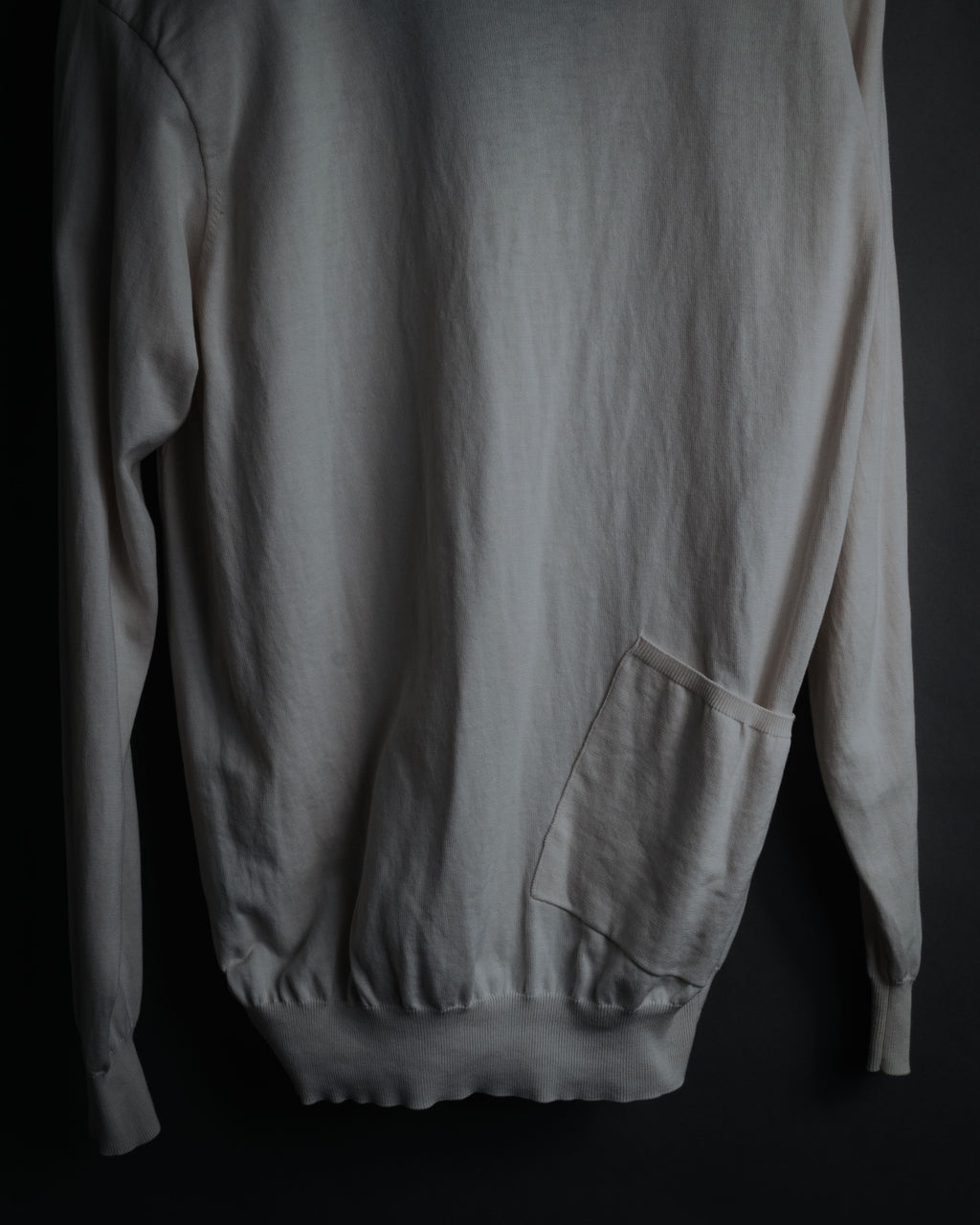 "Maison Martin Margiela" 2014 asymmetrical cotton knit cardigan